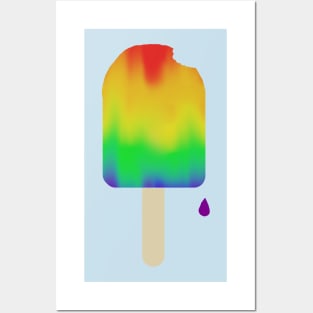 One Proud Popsicle - Rainbow Flag Posters and Art